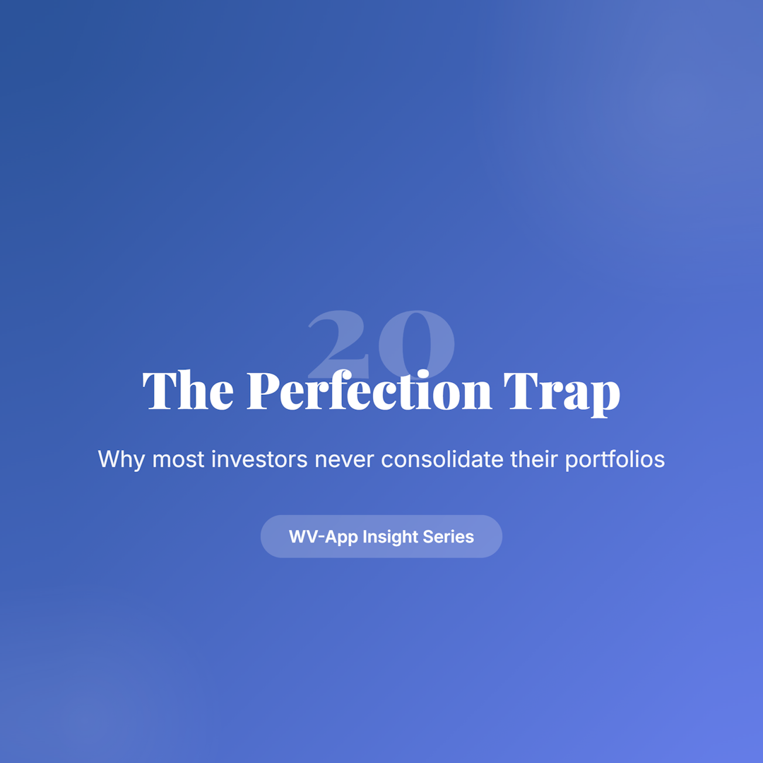 Slide 1: Why most investors never consolidate their portfolios